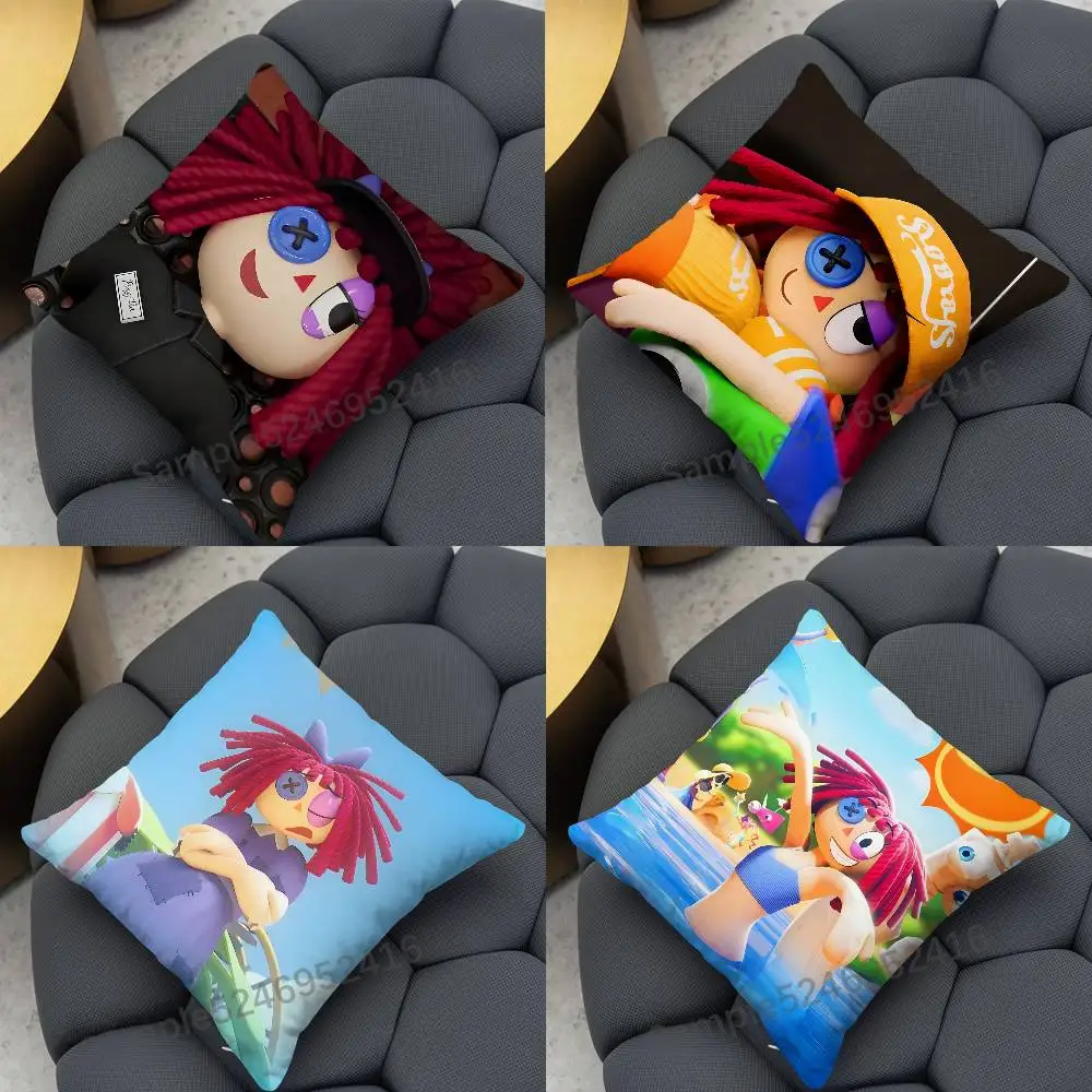 R-Ragatha T-TADC Pillow Case Cover Square for Decorative Cushion Bed Couch Sofa Classic Style Machine Washable All-Season