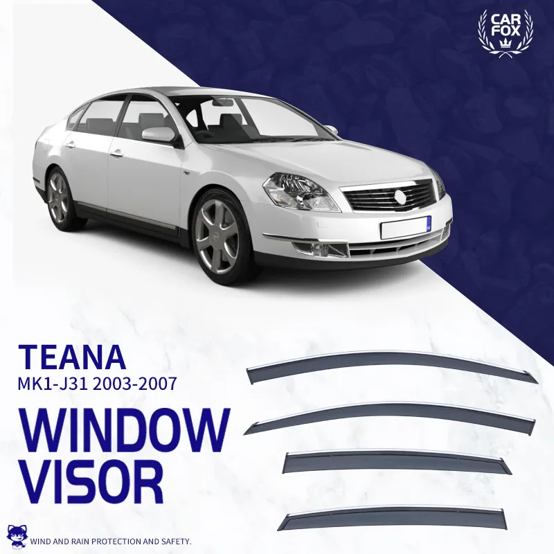 For TEANA  Altima  Window visor Weather Shield Side Window Deflector Car windshield weather shield Car accessories