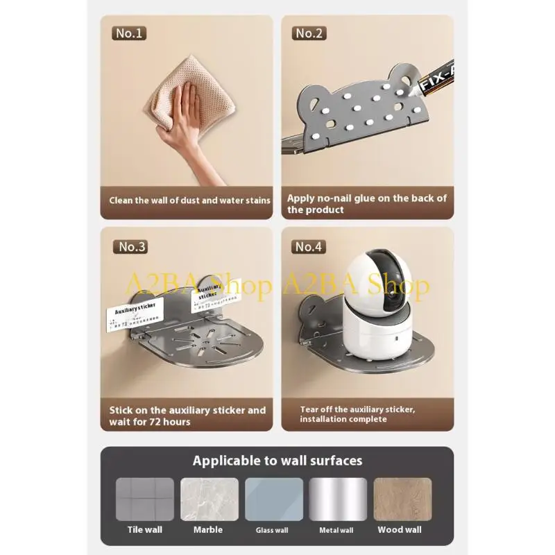 A2BA Tripod Accessory Clamp Projector Stand With Anti Shake Design For Camera Rack