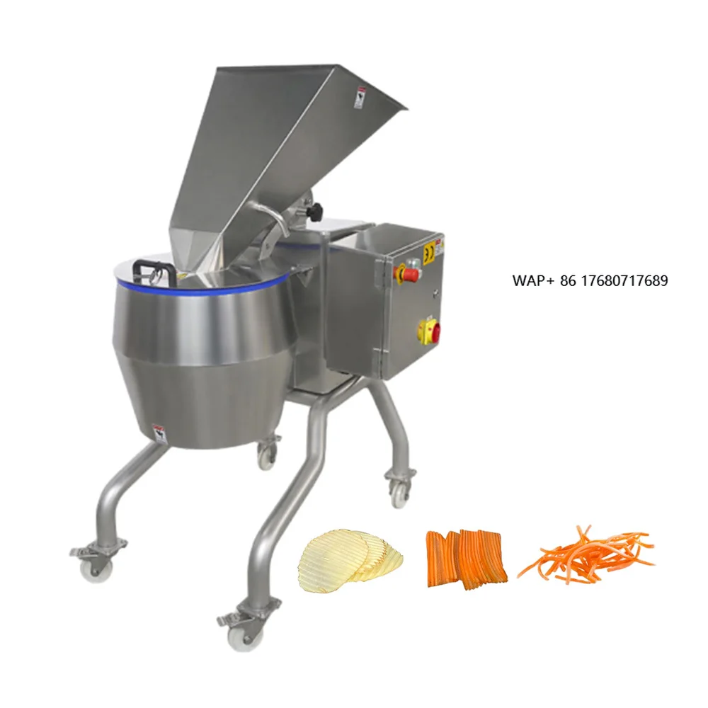 Cortadora de Patatas Automática Multifuncional de Alta Resistencia para Uso Comercial, Máquina para Cortar Patatas Fritas Finas, Trituradora de Queso Mozzarella
