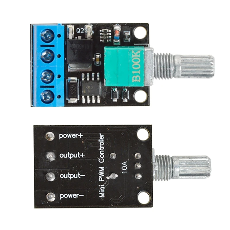 جديد 10 قطعة PWM وحدة تحكم في سرعة محرك التيار المستمر 5 فولت-16 فولت12 فولت مفتاح التحكم في السرعة 10A وظيفة التبديل LED يعتم وحدة التحكم في السرعة