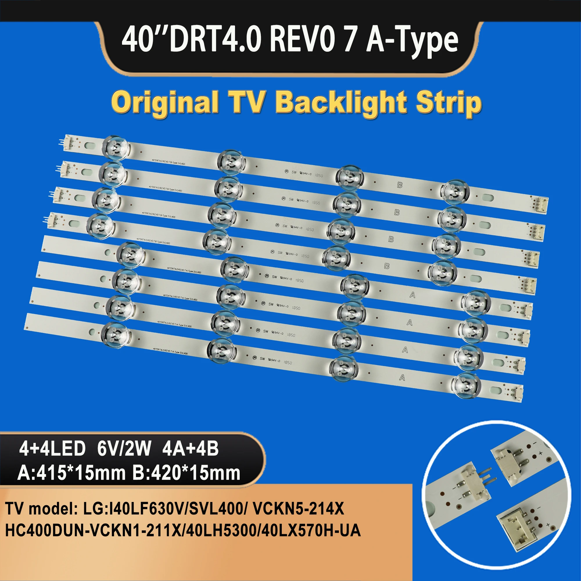 TV-009 LED TV Backlight strip For 40