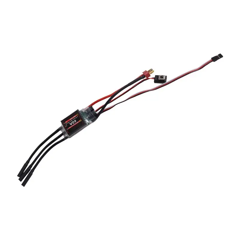 【NEW USER EXCLUSIVE】For 3532/3542 Motor Compatible 60A Brushless ESC AM32 Electronic Speed Controller With Power T Plug 4.0Mm Ba