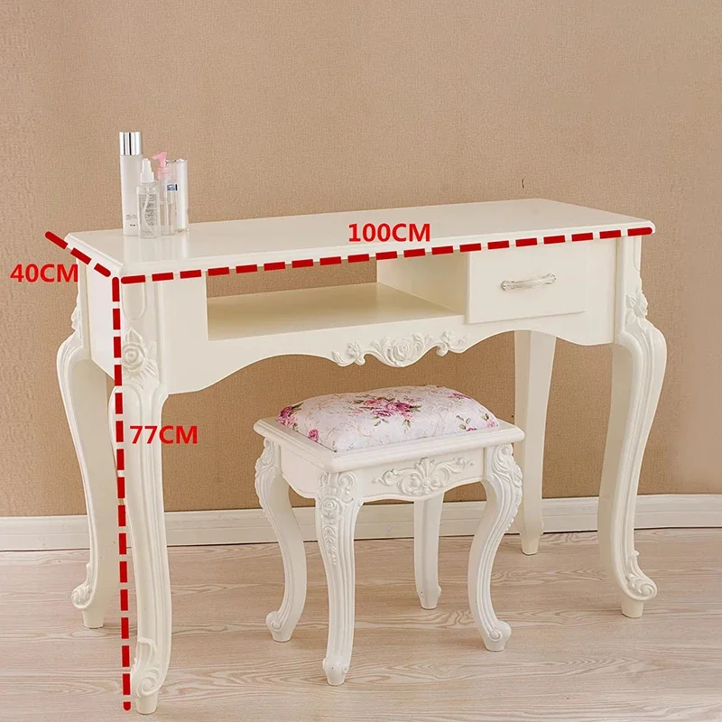 Nordic Aesthetic Creative Nail Table Manicure Premium Nail Tables Elegant Unique Nageltisch Mit Absaugung Salon Furniture