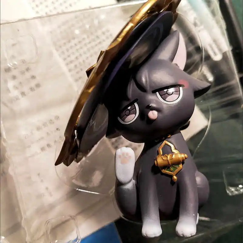 Genshin Impact Keqing Ragnvindr Diluc Wanderer Kuki Shinobu Kitten Form Figure Pvc Figurine Collectiblegift Toy Decoration Gifts