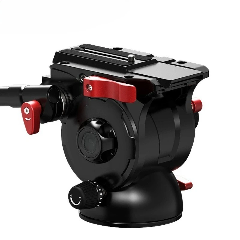 Hydraulic gimbal, adjustable damping birdwatching SLR camera tripod wedding video
