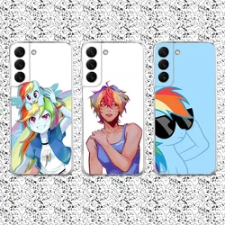 Rainbow Dash My L-Little P-Pony Phone Case Silicone For Samsung S30,S23,21,22,20,S20 FE lite,S10,9,PIus Note20ultra Cover Clear