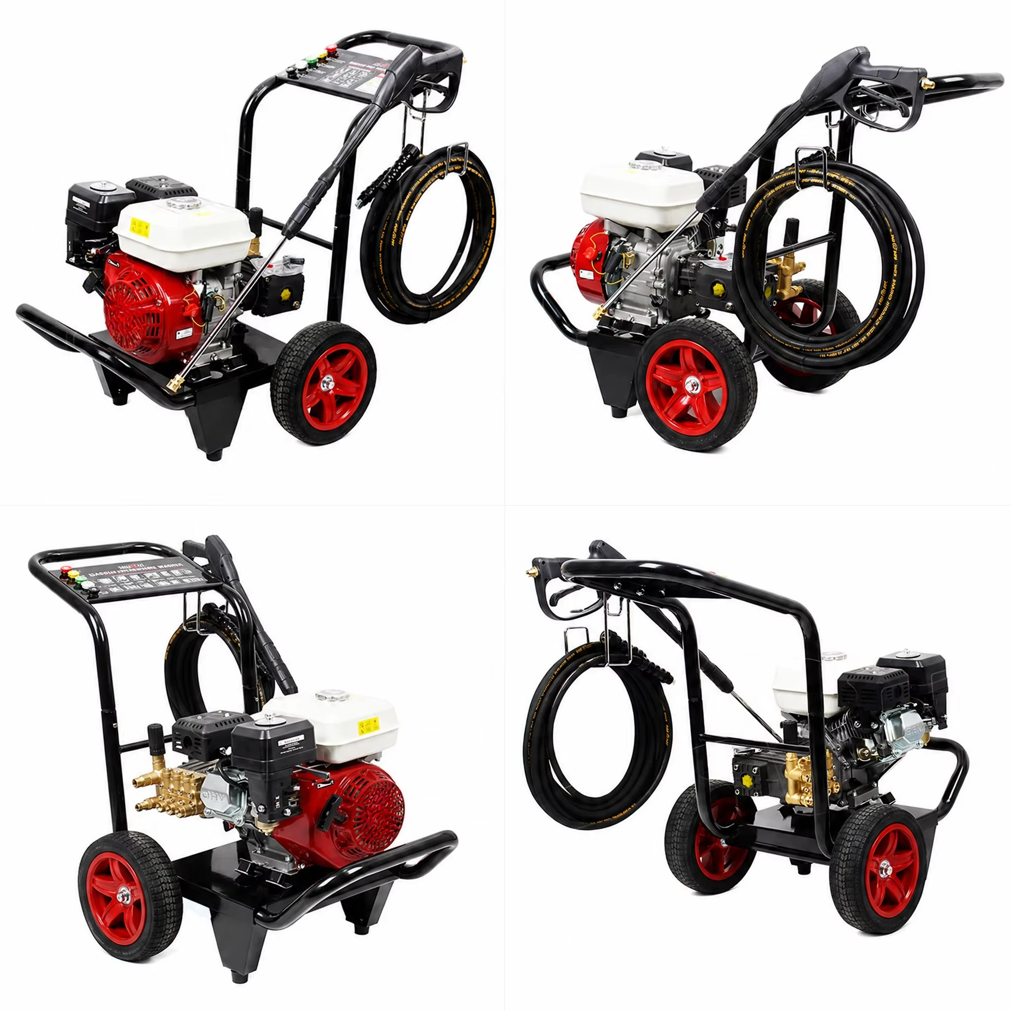 200Bar 7HP Petrol High Pressure Washer Home Use Car Washer Heavy Duty Optics Cleaner Cold Water Cleaning Euro 5 CE