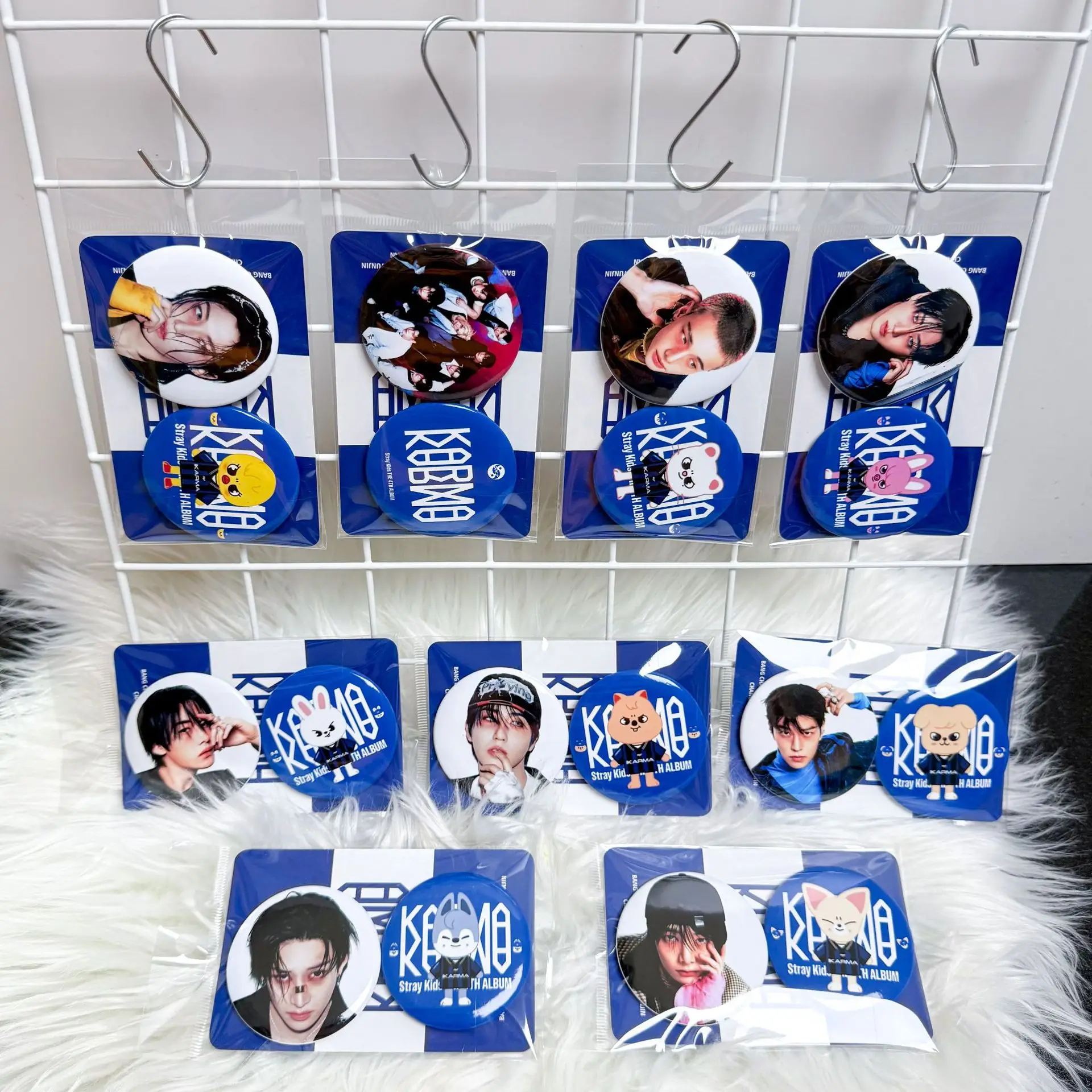 

SKZOO Kpop Stray Kids значок обычный альбом KARMA аксессуары кулон FELIX Ma Tie Kou Bar подарок