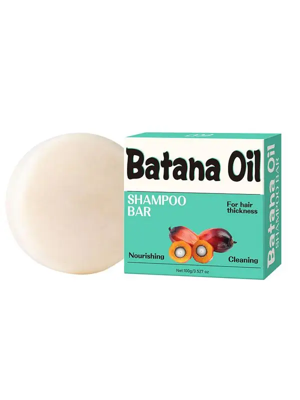 BatanaOil-barra de jabón para champú, 100g, tratamiento anticaída de crecimiento rápido para restaurar el cabello, reparar el cuero cabelludo dañado