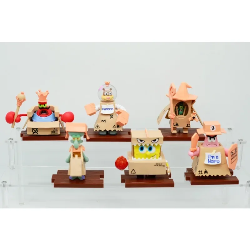 

SpongeBob Brave Stage Series Blind Box Toys Anime Figure Model Doll Gifts Toys Assembly Kit Collect Ornaments