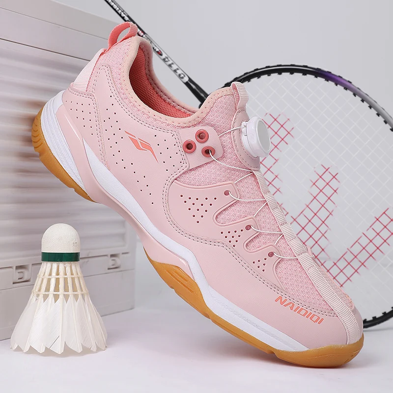 

2025 New Men Badminton Sneakers Women Non Slip Badminton Shoes Brethable Badminton Footwear Wear-Resisting Outdoor Sneakers