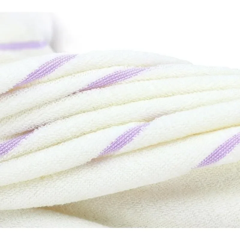 2PCS 35*75cm Aromatherapy Soft Bath Towel Cotton Embroidery Lavender Towel Set Cotton Hand Face Towel Sheet Set