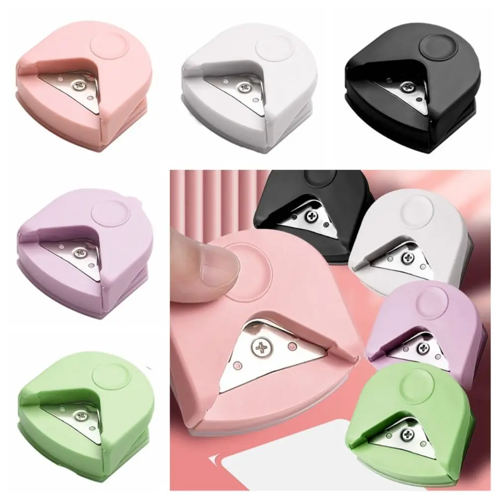 

5 Color Paper Trimmer R4 Corner Punch Arc-shaped DIY Craft R4 Corner Rounder Metal Mini Scrapbooking Tools