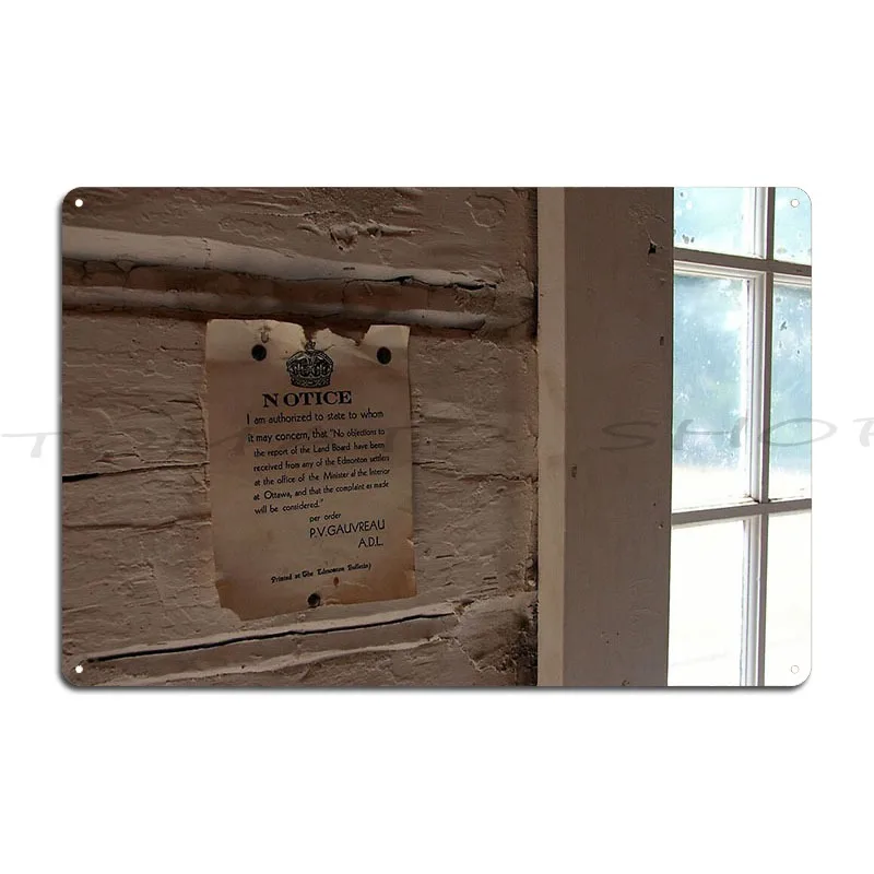 Notice Metal Sign Design Pub Cinema Funny Living Room Customize Tin Sign Poster