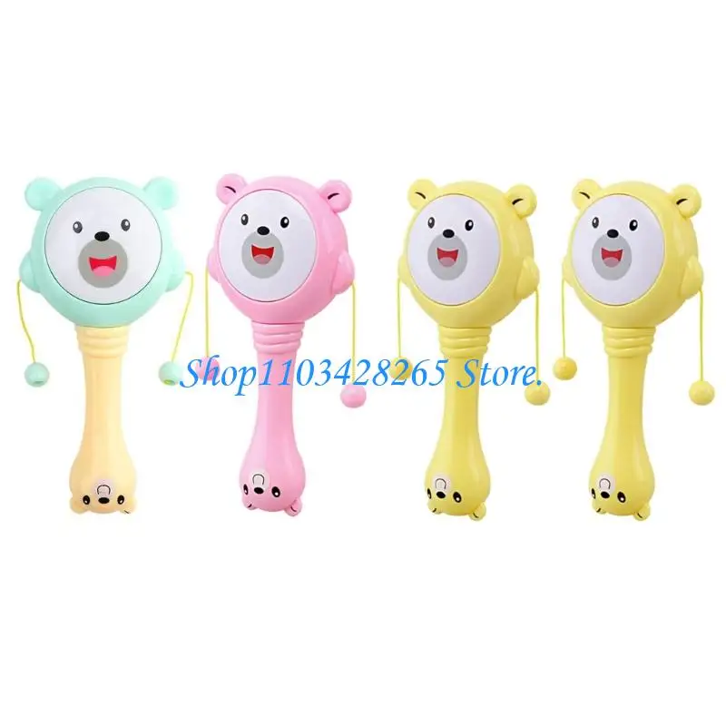Percussion Rattle Toy Cartoon Theme Shakers for Toddler Auditório Desenvolvimento 4x G2TE