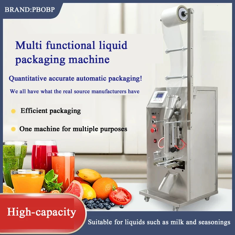 PBOBP Vollautomatische Sojasauce Essig Verpackungsmaschine Wasser Flüssigkeit Gewürz Paket Öl Suppe Automatische Füll- und Verschließmaschine