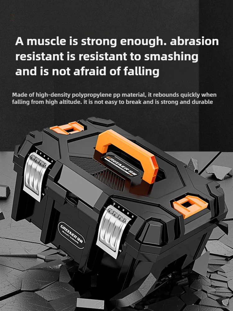 Multifunctional electric hardware tool storage box stacking woodworking toolbox