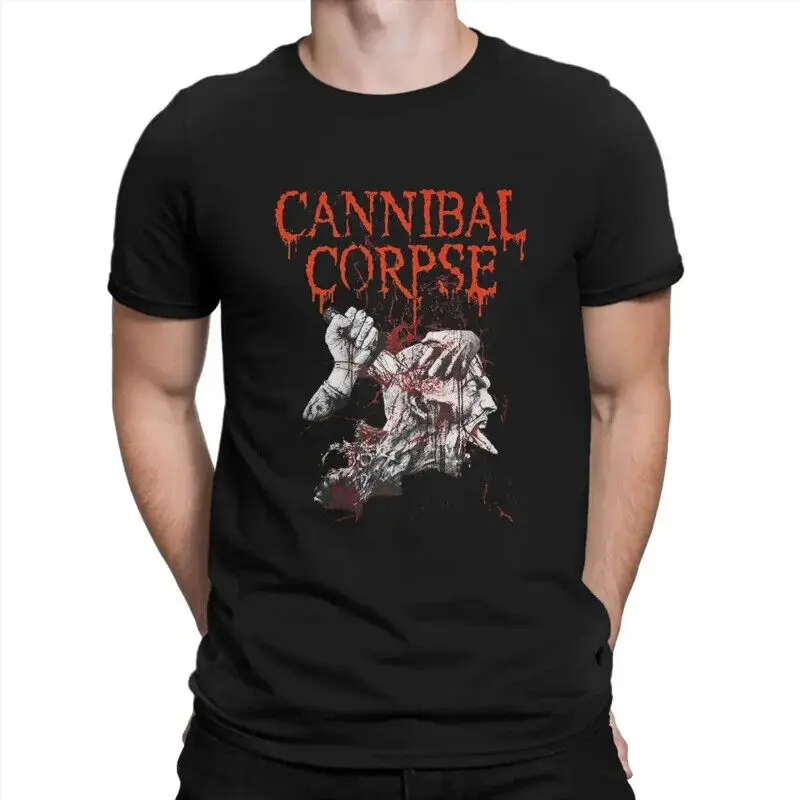 Cannibal Corpse T-Shirt Men American Death Metal Band Novelty 100% Cotton Tee Sh