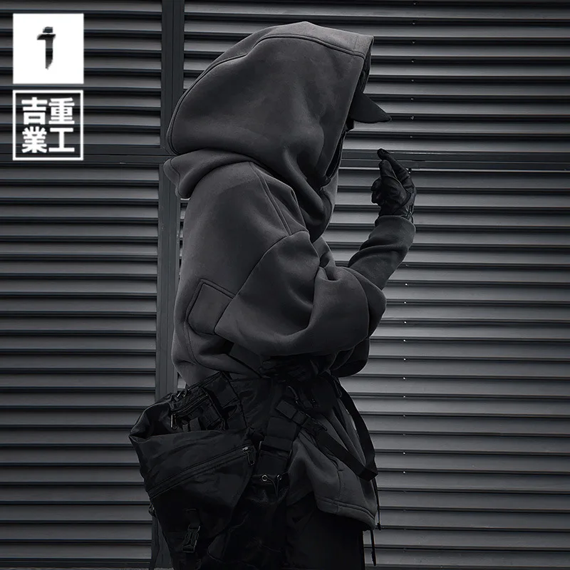 

11 BYBB'S DARK 2024 Functional Hoodie Men Fashion Wizard Hoody Sweatshirt Pullover Harajuku Hip Hop Streetwear Hoodies Techwear