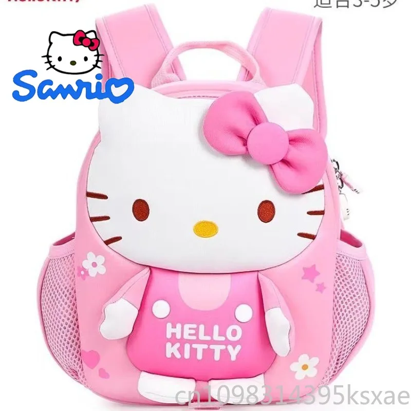 Hello Kitty Luxury Backpack for Girls Children Handbag Purse Style Lightweight Anti Lost Kindergarten School Bag