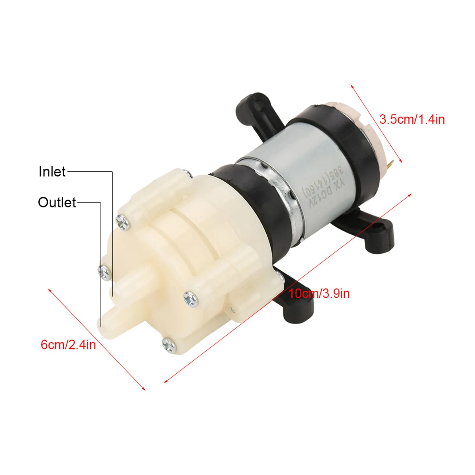 Diaphragm   12V Mini Electric Diaphragm Water Suction Pump for Tea Machine Fish  Electric Diaphragm Pump Pump