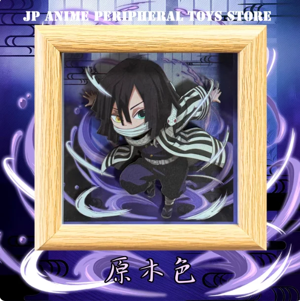 Peinture artistique 3D Demon Slayer faite à la main, jolie figurine Kamado Tanjirou, collection d'images, ornements de bureau, cadeau de Collection pour fans