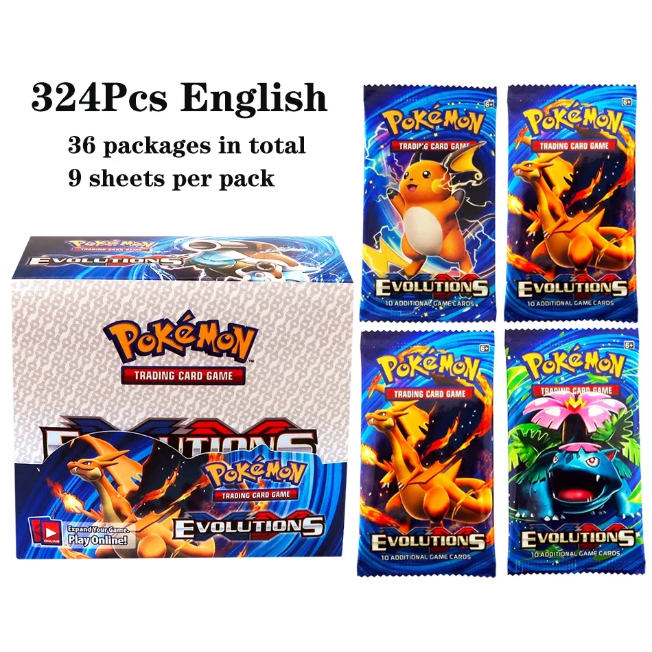 324 stks Pokemon TCG: Sword & Shield-Fusion Strike Booster Display Box (36 Packs) Board Game Card DESTINED RIVALS Stellar Crown
