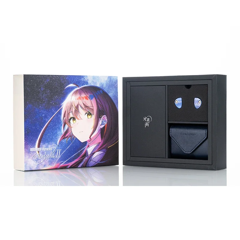 سماعة أذن Moondrop Starfield II HiFi ديناميكية داخل الأذن من الكربون النانوية IEM مع كابل قابل للفصل 2 دبوس 0.78 مم