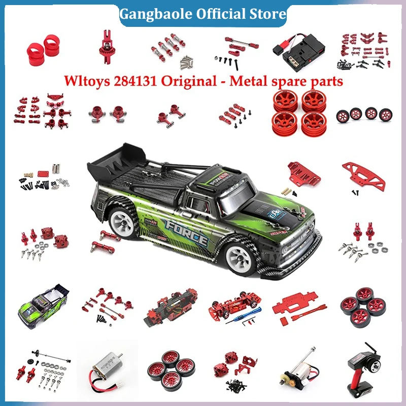 Wltoys 284131   K969 K979 K989 K999 P929 eje de transmisión de Metal engranaje de conducción juego de rodamientos diferenciales 1/28 RC piezas de actualización de coche