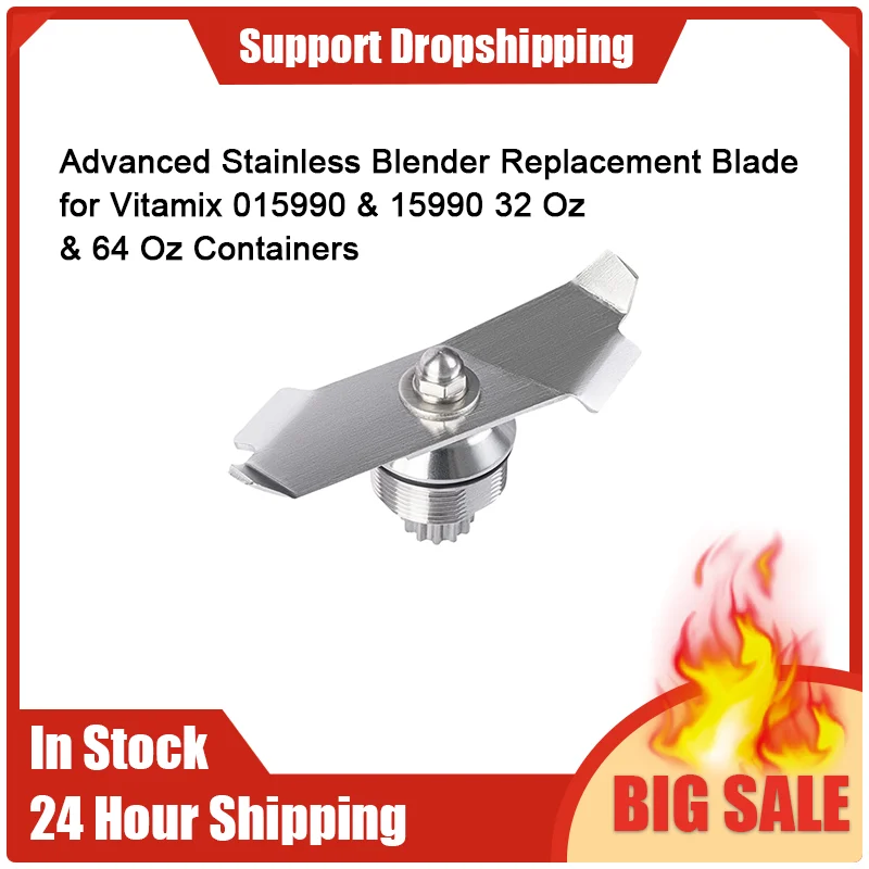 Lame de rechange pour mélangeur, Vitamix 015990 et 15990, 32 oz, 64 oz, beaucoup