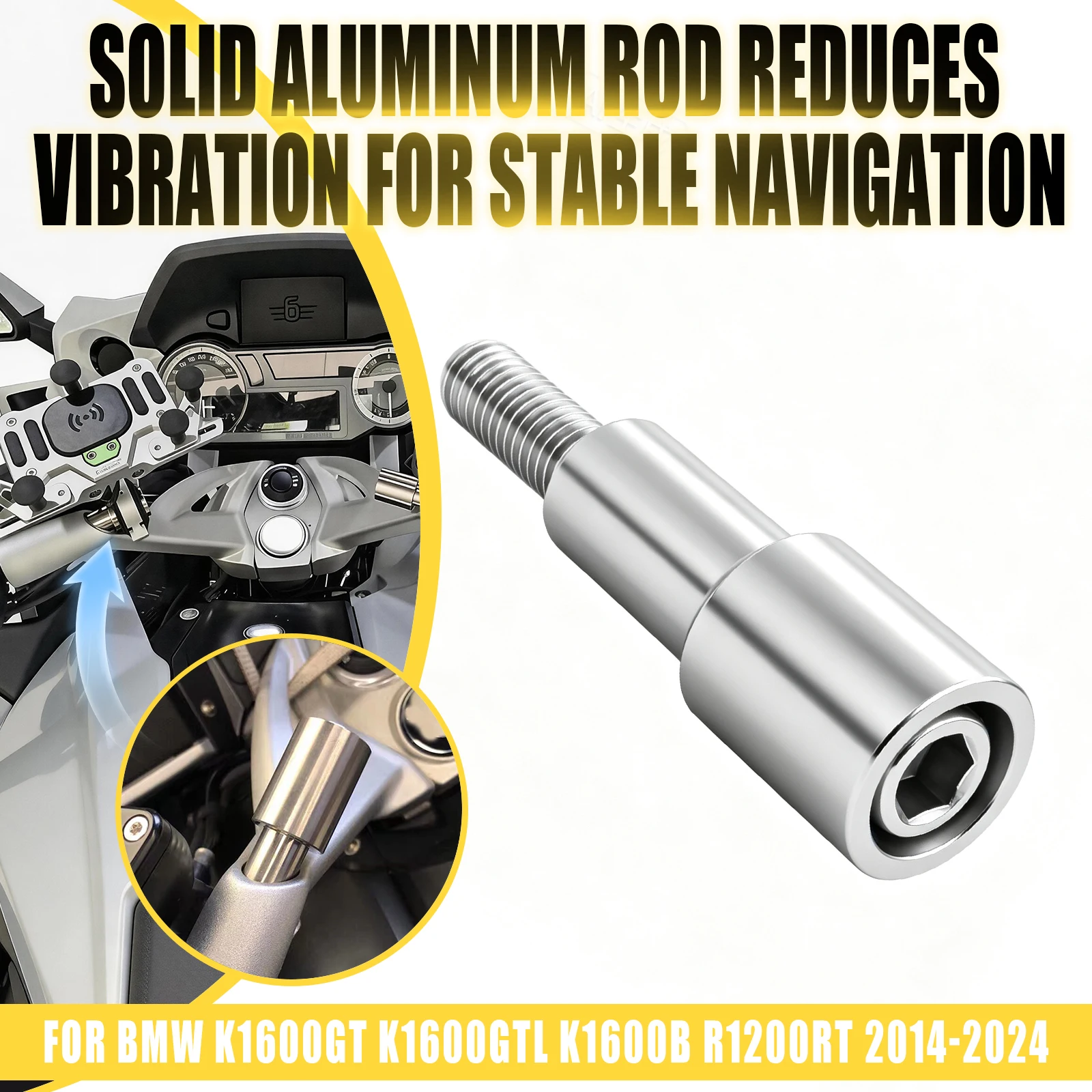For R1200RT R1250RT K1600GT K1600GTL K1600B Motorcycle Extension Rod Support Navigation Bracket Phone Stand Handle