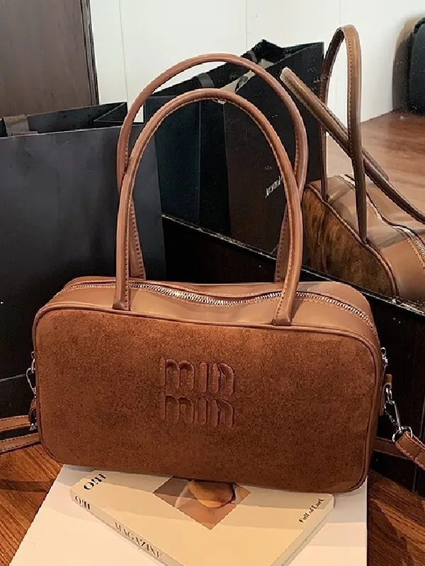 

​​2025 New Boston Pillow Bag for Women Fashion Underarm Shoulder Bag with Top Handle, Minimalist Crossbody Purse for Daily Use