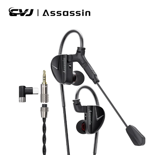 Cvj Assassin Auriculares 1Ba + 1Dd + 1 Interruptor De