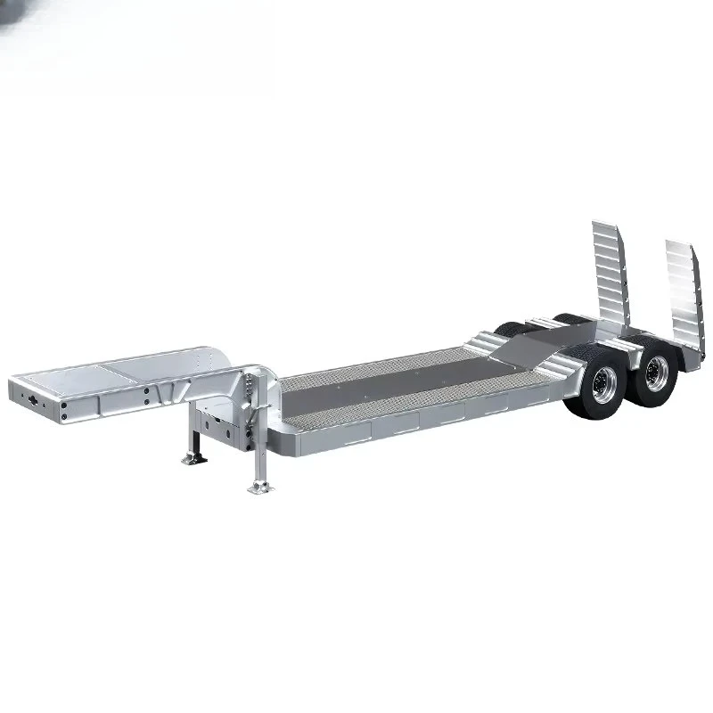Double Eagle Model 1/14 Full Metal Trolley Low Bed Trailer Mop Head Accessories Engineering Alloy Toys E012 Original Box