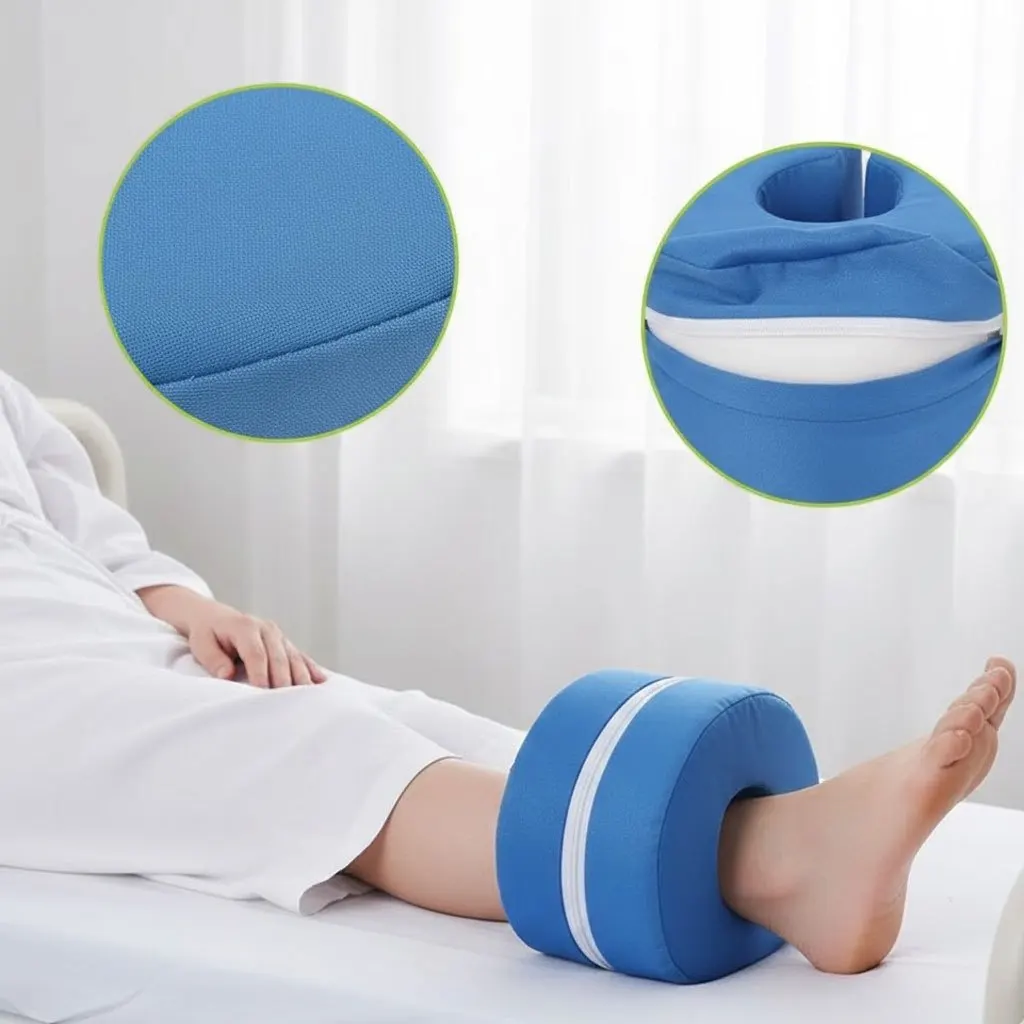 

Подушка для предотвращения кольца — защита лодыжки и пятки от пролежней — подъемная поддержка для пациентов, обнаженных к постели и ухода за пожилыми людьми