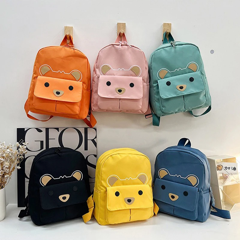 리틀 베어 배낭 만화 대용량 학생 배낭, 일상 출퇴근 여행, 남녀공용 사용