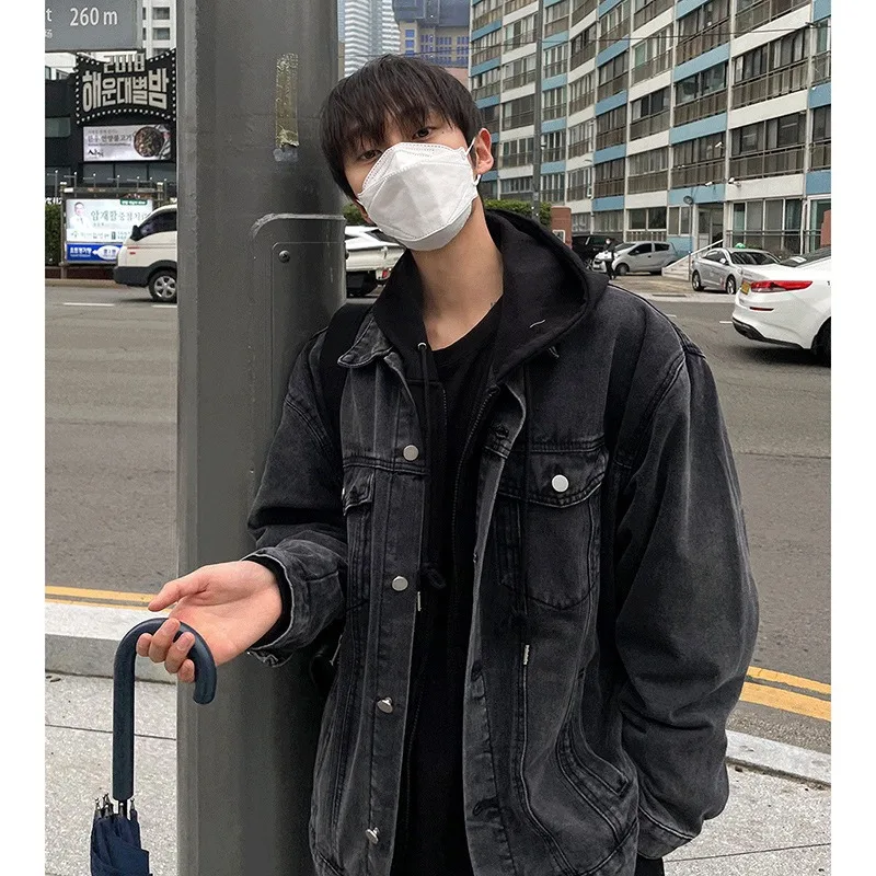 

Jacket, Men's Autumn Workwear, Casual Jacket, Teenagers' Versatile Lapel Top