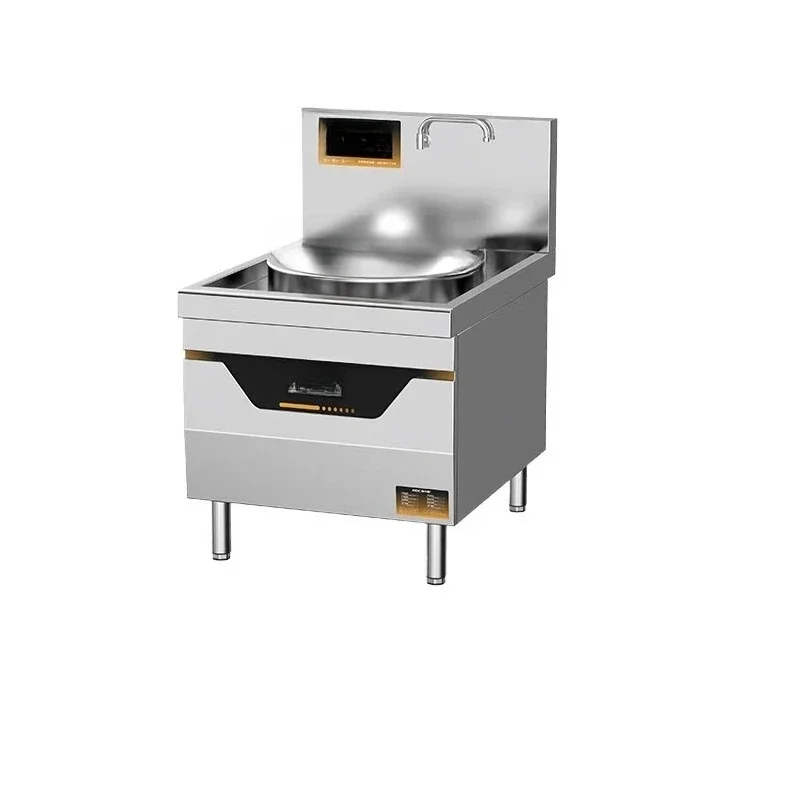 

Commercial induction cooker high-power large pot stove school unit canteen kitchen equipment single-head electromagnetic