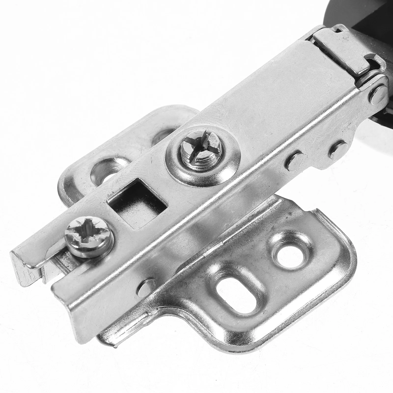 

Stainless Steel Glass Cabinet Damping Hydraulic Buffer Furniture For Wine Display Aircraft Door Full Cover Heavy Duty Durable