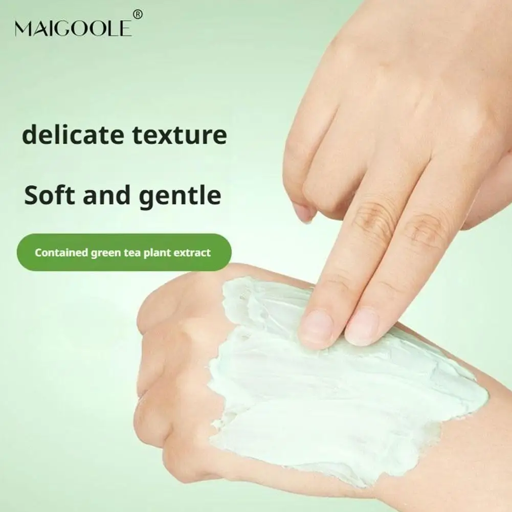 100 جرام كفاءة تنظيف تطبيق قناع طمي مرونة ترطيب عميق تقلص المسام حب الشباب الشاي الأخضر التبريد التطهير قناع طمي الوجه