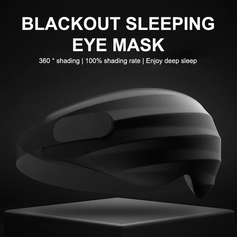 3D Sleep Mask Blackout Eye Cover For Women Men Ultra-Soft Breathable Sleep Mask For Rest And Travel