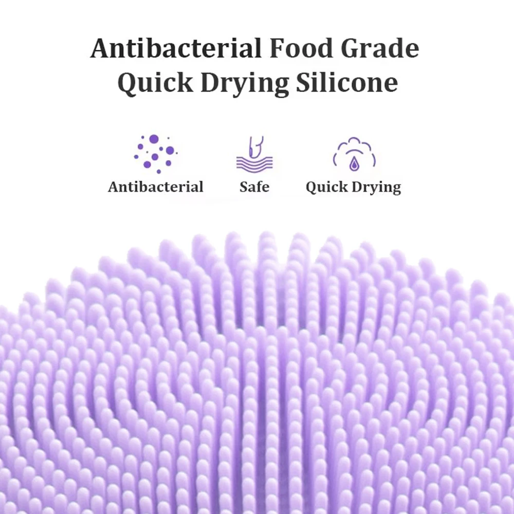 Sonic wasserdichte Gesichtsreinigungsbürste für Männer und Frauen, wiederaufladbare elektrische Peeling-Gesichtswäscher-Reinigungsbürste