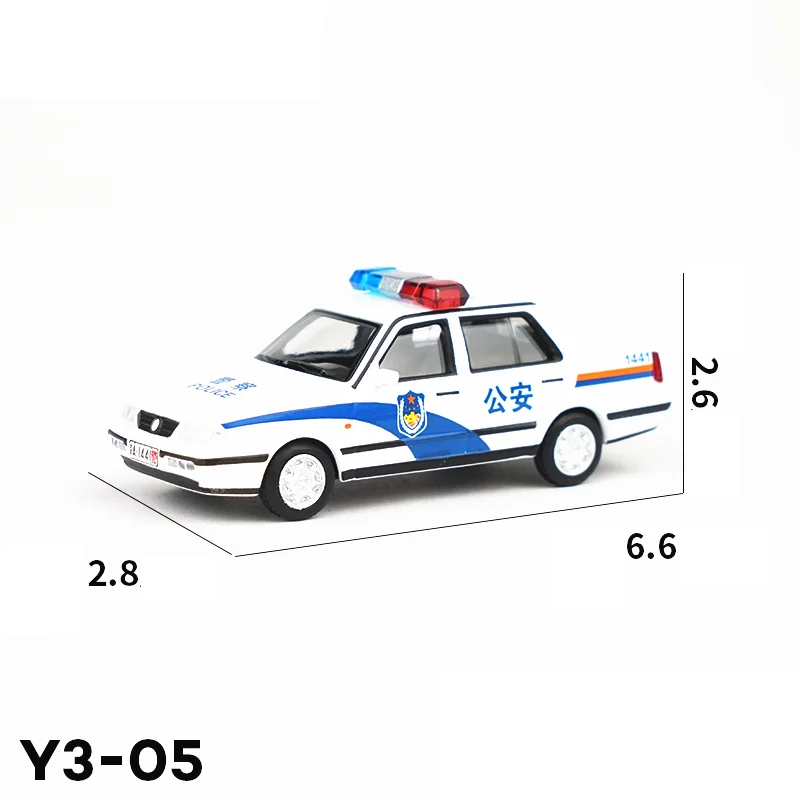 Xcartoys 1:64 Je-tta Cix Y3-05 biały symulacja stopu Model samochodu