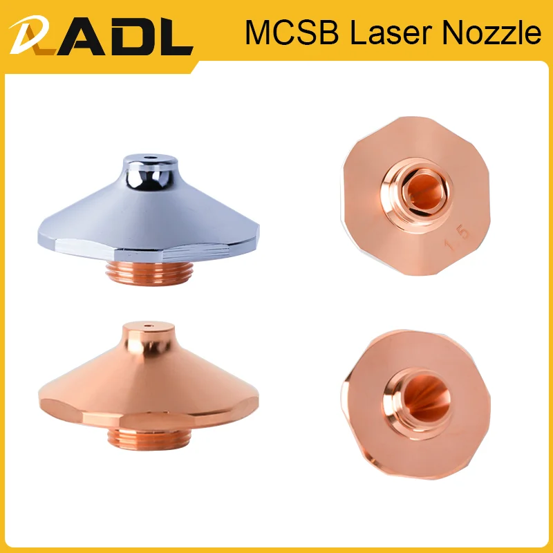 ADL 10PCS MCSB Lasers Nozzle Dia.28mm H15 M11 Caliber 1.0-4.0 High Speed for Raytools BOCI Fiber Laser Cutting Machine