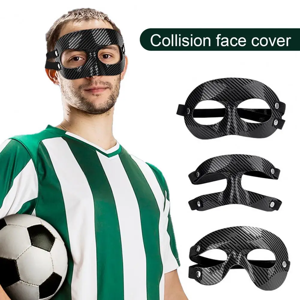 

Sports Face Guard PVC Basketball Football Softball Training Broken Nose Guard Men Women Face Shield Athletes Face Guard