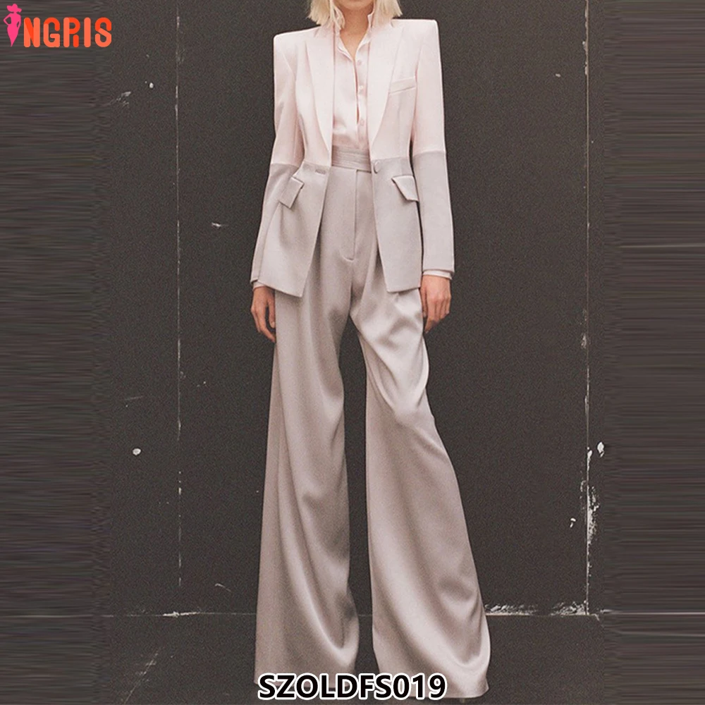 

Customized high quality latest ladies formal 2025 new style professional fashion suit two piece set-SZOLDFS019