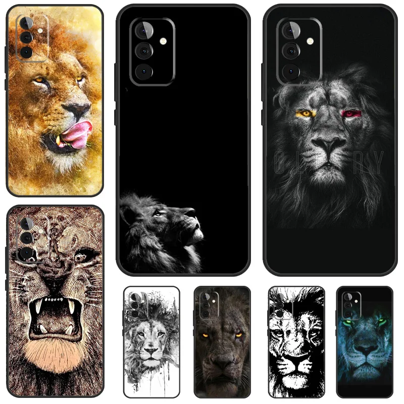 Ferocious Lion Cover For Samsung Galaxy A53 A33 A23 A52 A32 A22 A12 A51 A71 A15 A25 A13 A14 A34 A54 Case