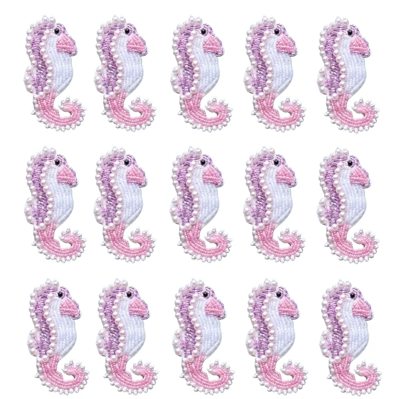

French Handmade Beads Sequins, Seahorse Coconut Tree Cactus Eye Beads for Dress Accessories