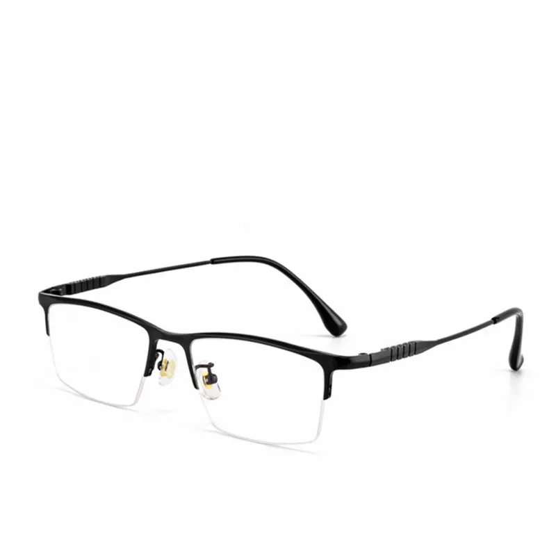 Pure Titanium Ultra Llight Half Frame Men And Women's Photochromic Presbyopia Glasses ComputerReader And Writer With Diopter image 5